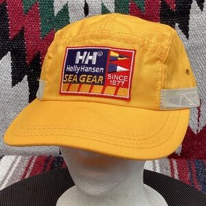 Vintage 1990s Helly Hansen Sea Gear Slept 5-panel adjustable hat - made in USA